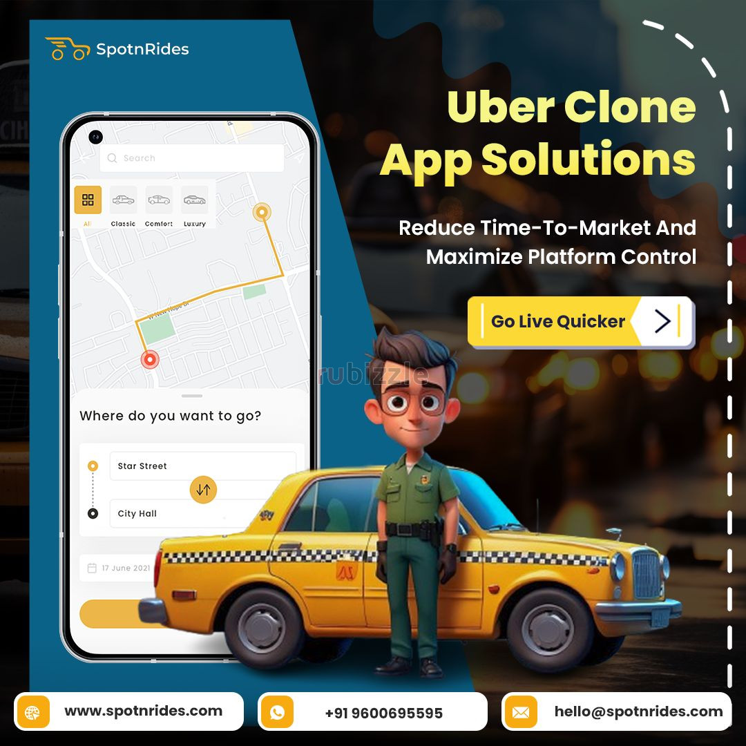 Start Your Online Taxi Service Easily with Our Uber Clone App