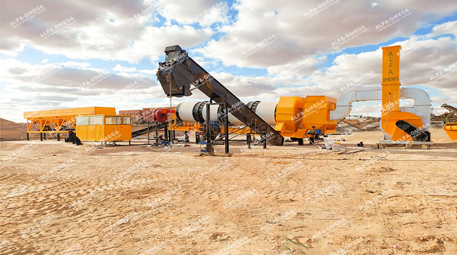 Centrale D’enrobage À Tambour – Qualité Industrielle Pour Projet