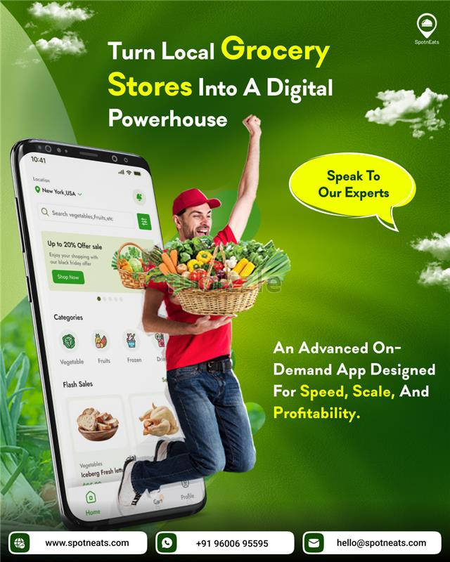 All-in-One Grocery Delivery Software for Supermarkets & Retailers