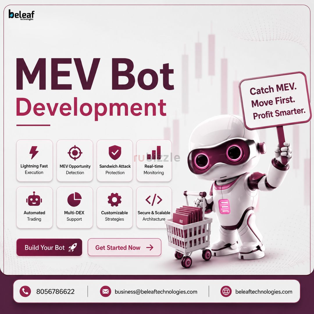 MEV Bot Development: Build Faster Blockchain Trading Automation
