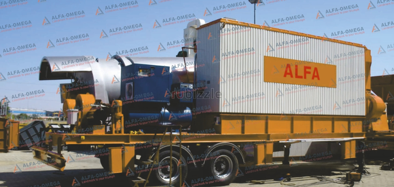 Usine D’Enrobé A Tambour À Contre-Courant En Algérie, Centrale